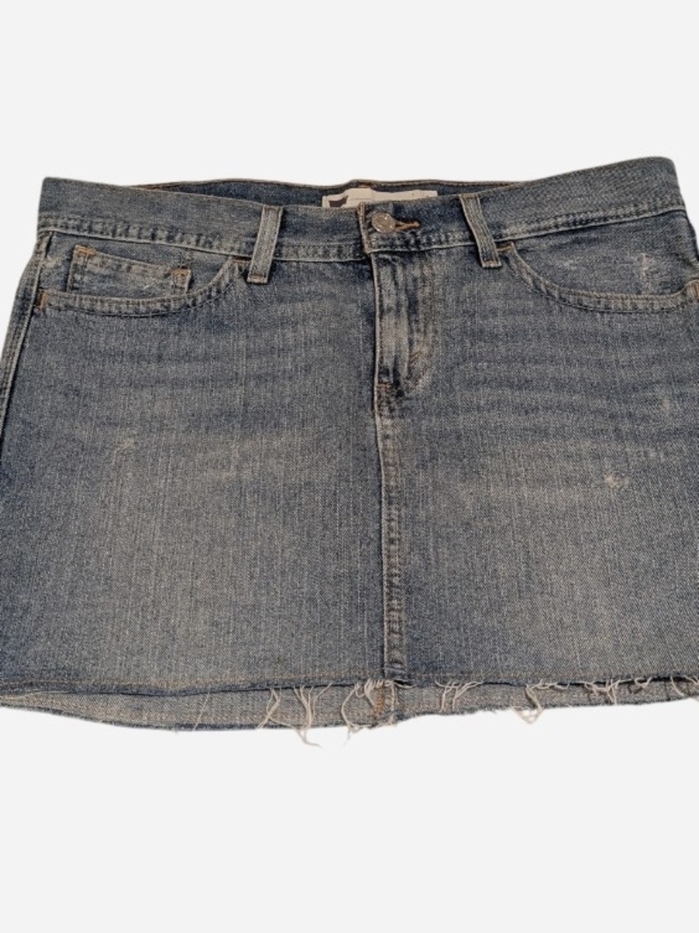 Vintage Levi's light blue denim skirt with contrast stitching - Picture 1 of 8